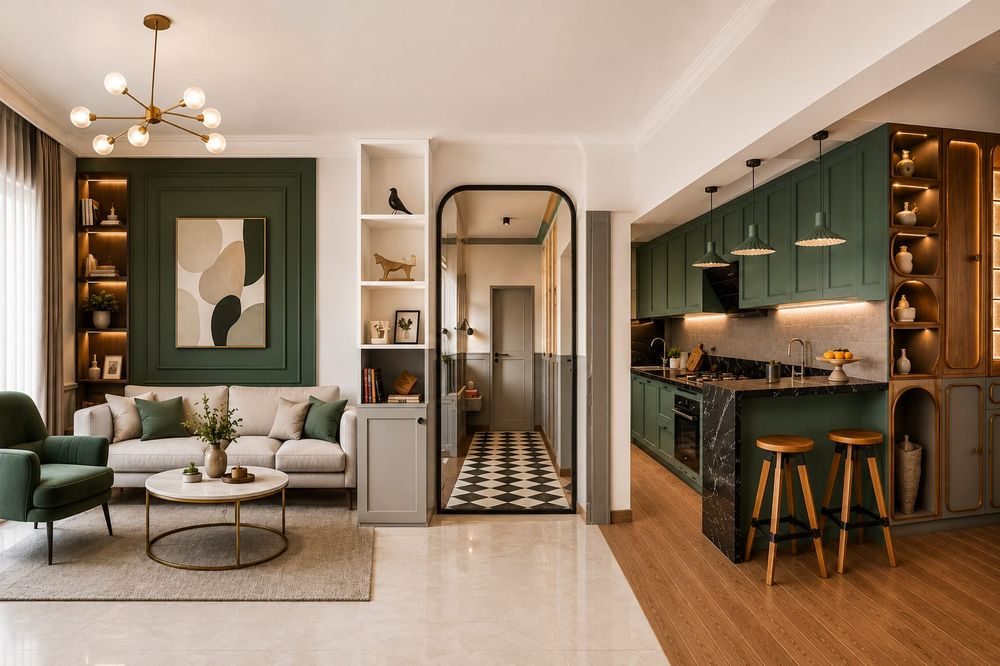 Home interior project executed by Ram Interior, Mumbai